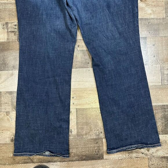 Seven 7 For All Mankind Jeans Women’s Size 26 Bootcut Blue Denim Dark Wash - Picture 9 of 11